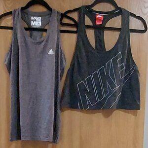Adidas and Nike Tank Tops